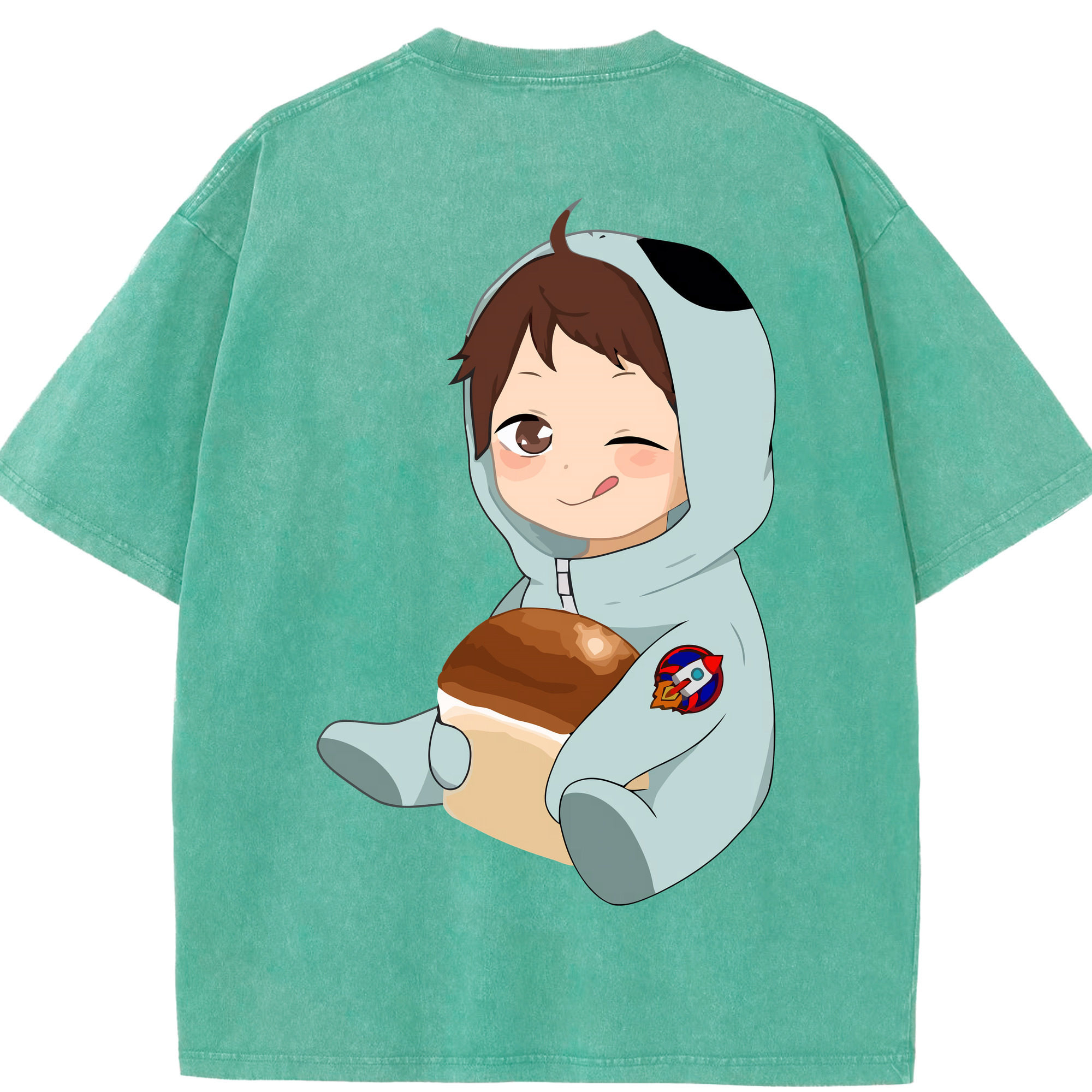 （画像用） ハイキュー!! Haikyu!! 綿100% ヴィンテージ風 半袖Tシャツ（背面プリント）